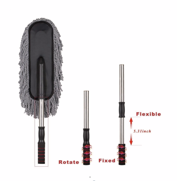 🚗 Premium Microfiber Car Duster